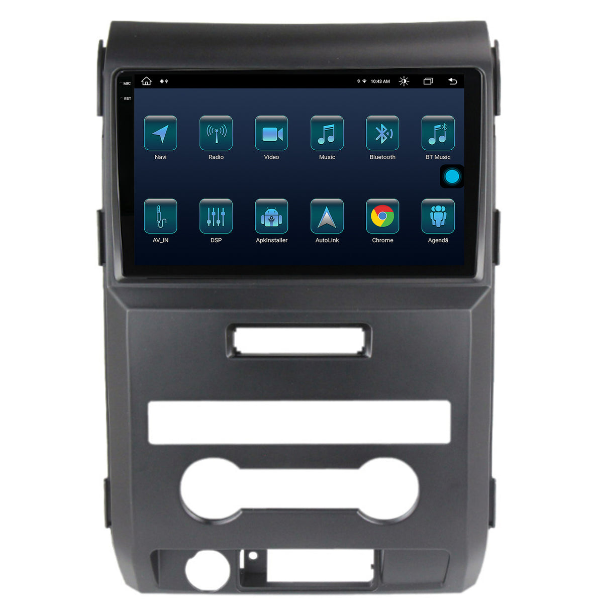 Navigatie Ford F150 (2008-2014), Android, X-Octacore / 8GB RAM + 256GB ROM, 9.5 Inch - AD-BGX9008+AD-BGRKIT138