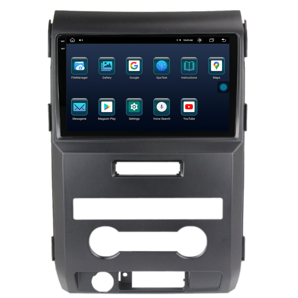 Navigatie Ford F150 (2008-2014), Android, X-Octacore / 8GB RAM + 256GB ROM, 9.5 Inch - AD-BGX9008+AD-BGRKIT138