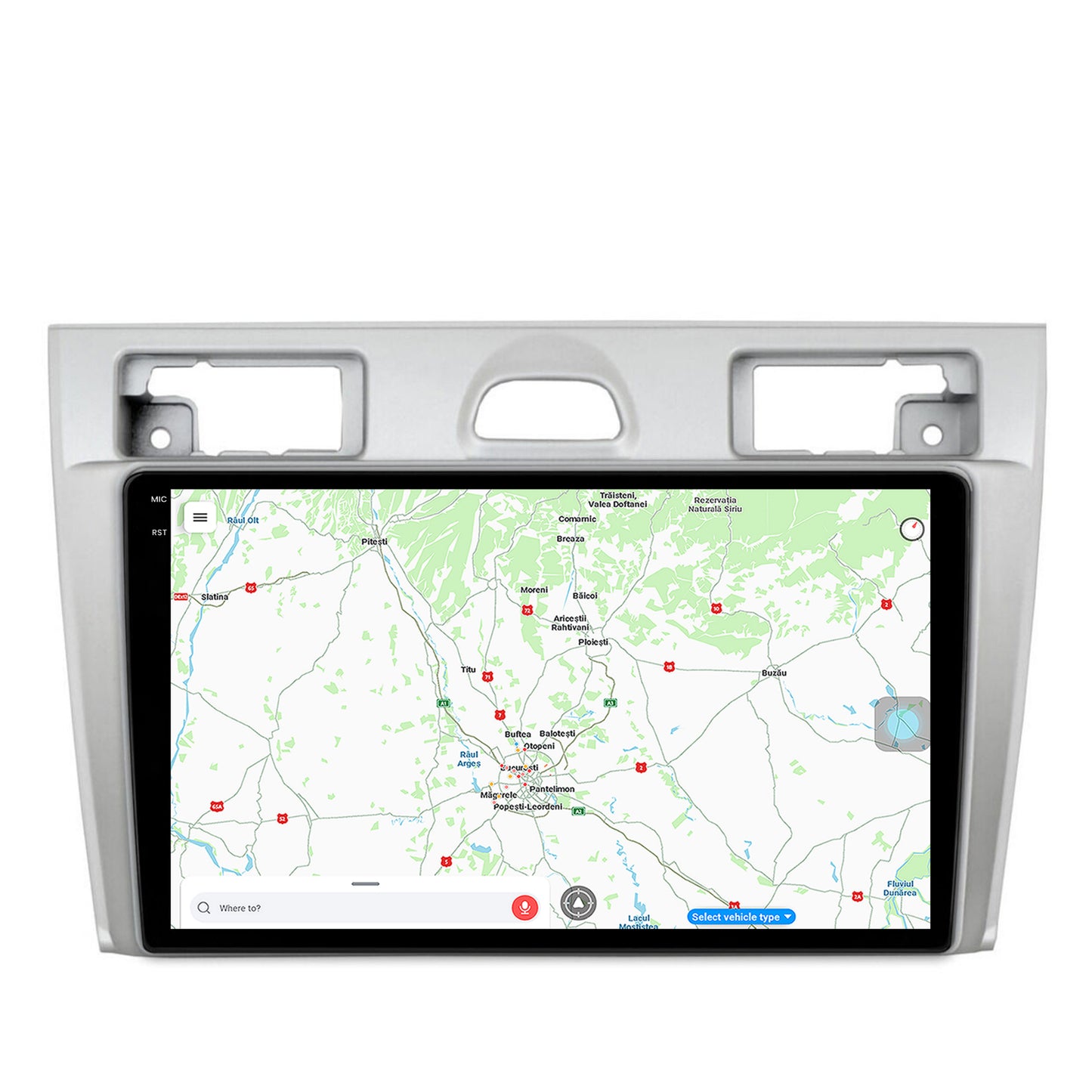 Navigatie Ford Fiesta (2002-2008), Android, X-Octacore / 8GB RAM + 256GB ROM, 9.5 Inch - AD-BGX9008+AD-BGRKIT143