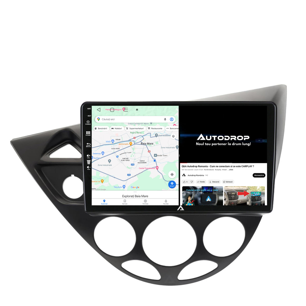 Navigatie Ford Focus 1 (1998-2004), Android, E-Octacore / 2GB RAM + 32GB ROM, 9 Inch - AD-BGE9002+AD-BGRKIT112V2