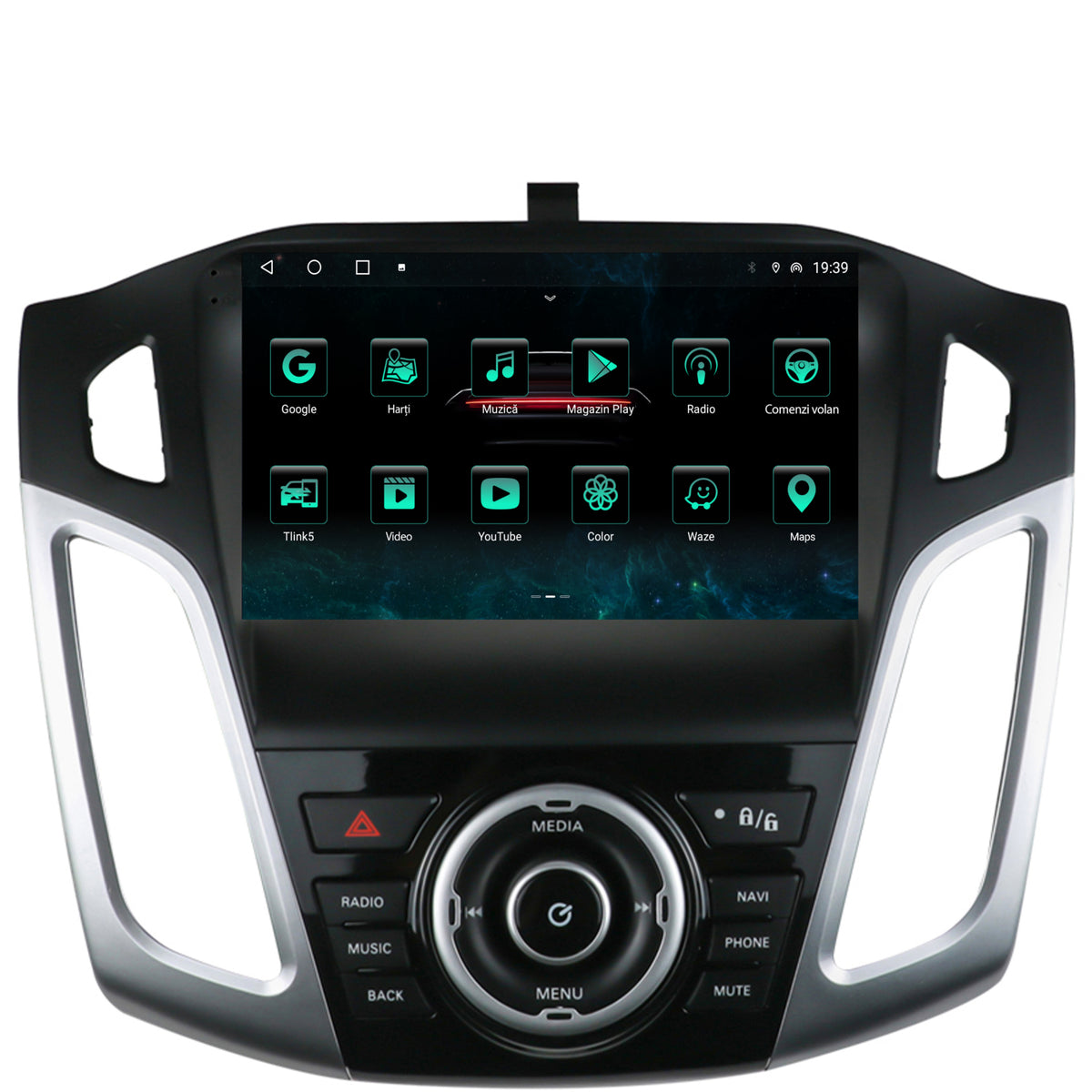 Navigatie Ford Focus 3 (2011-2019), Android, A-Octacore / 4GB RAM + 64GB ROM, 9 Inch - AD-BGA9004+AD-BGRKIT144