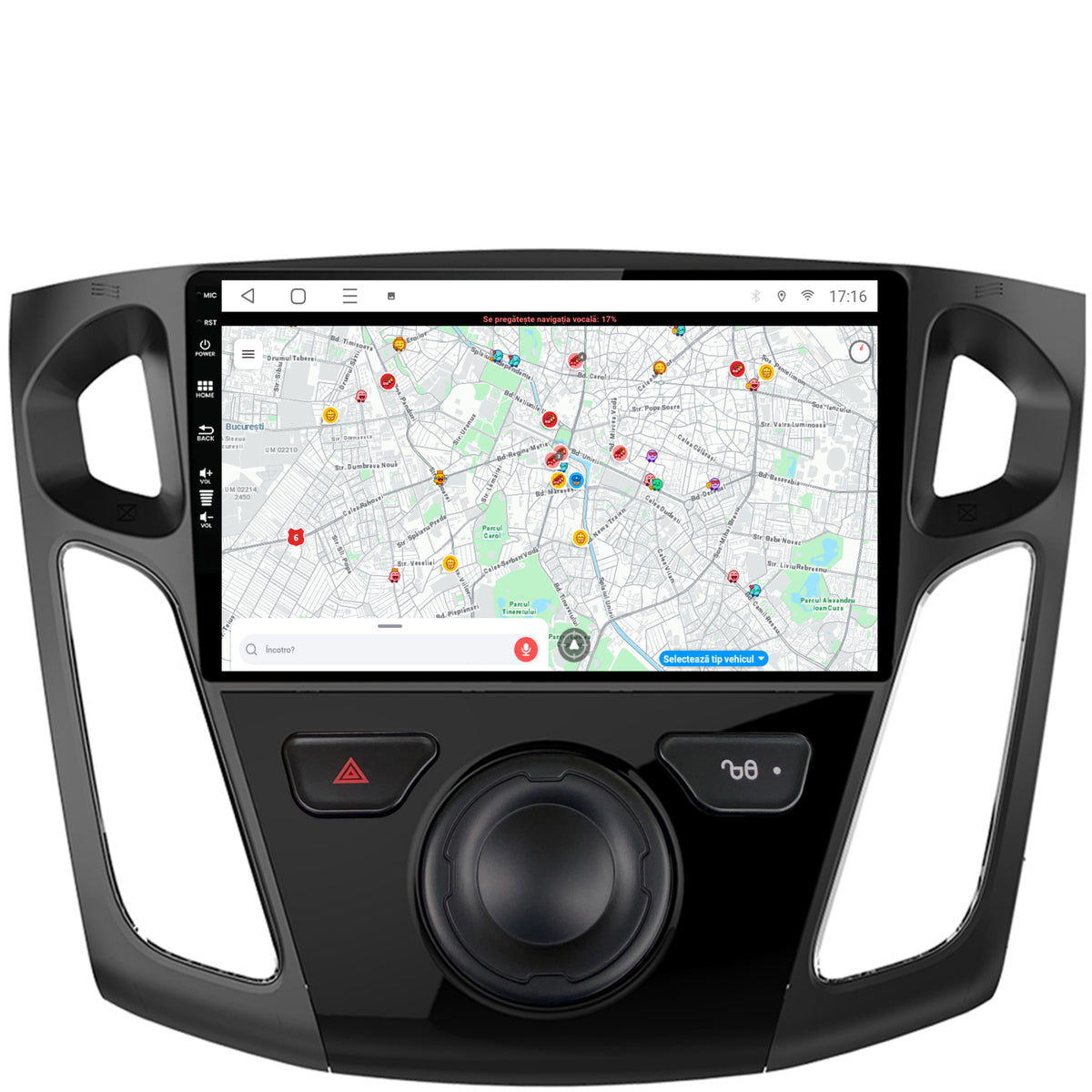 Navigatie Ford Focus 3 (2011-2019), Android, E-Octacore / 2GB RAM + 32GB ROM, 9 Inch - AD-BGE9002+AD-BGRKIT115