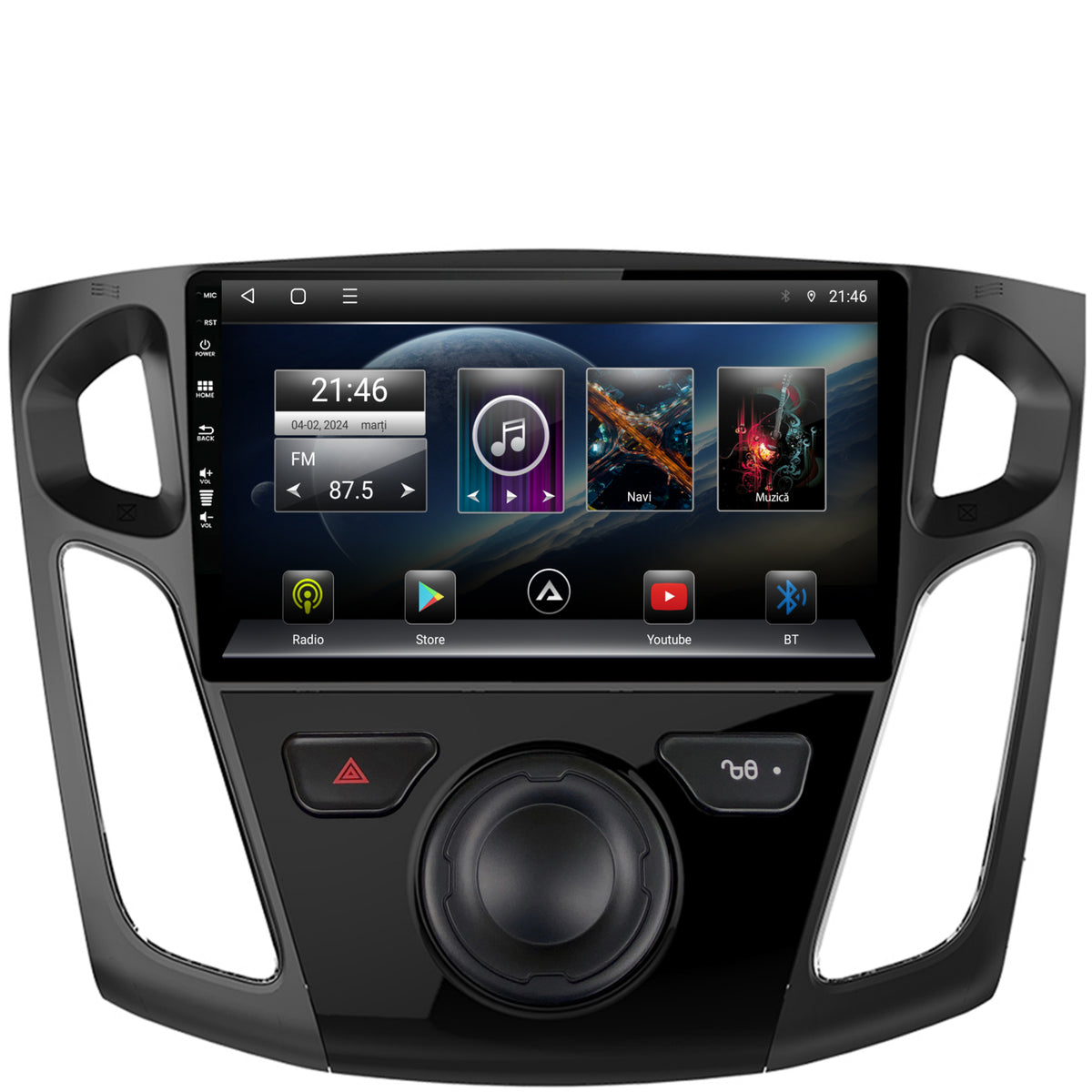 Navigatie Ford Focus 3 (2011-2019), Android, E-Octacore / 2GB RAM + 32GB ROM, 9 Inch - AD-BGE9002+AD-BGRKIT115