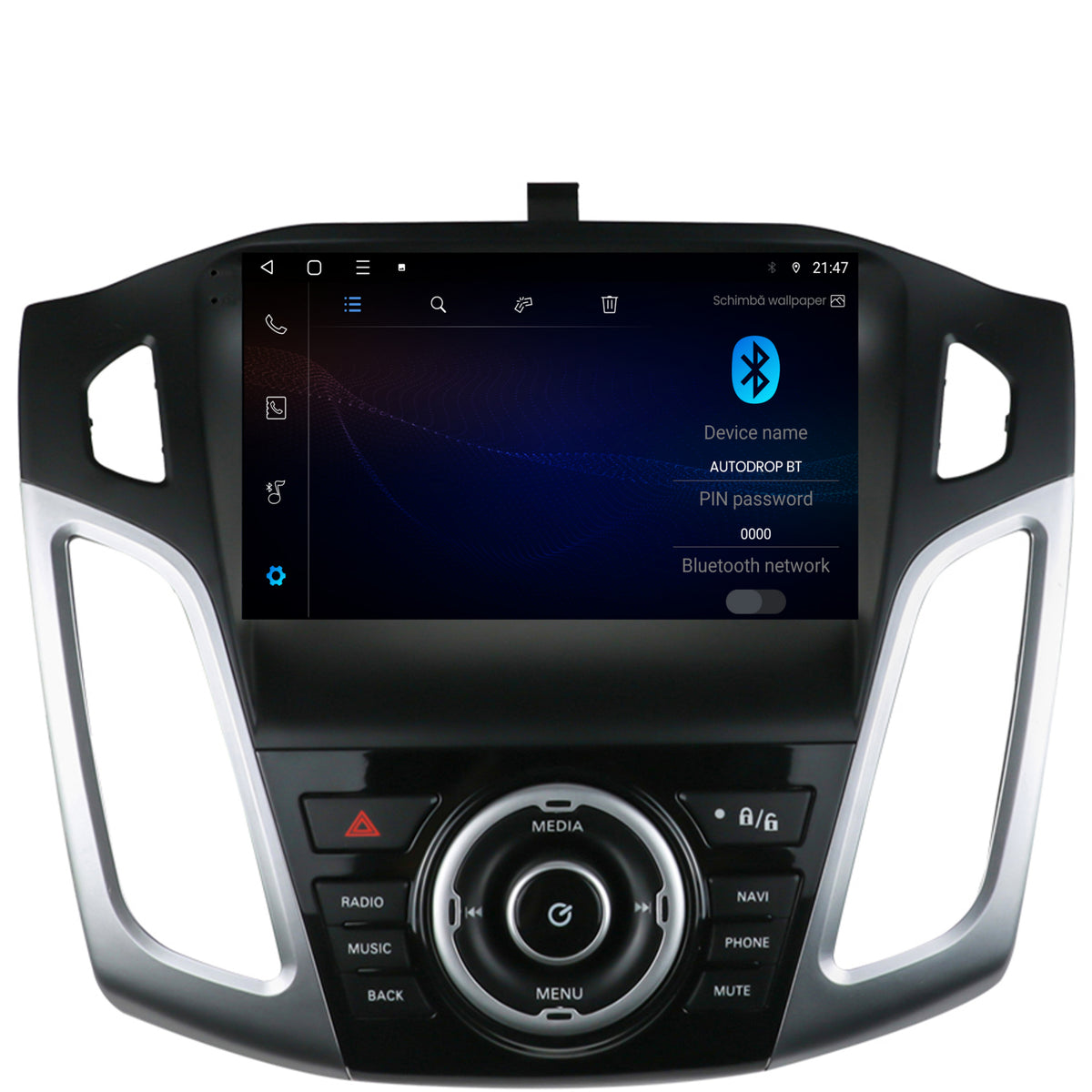 Navigatie Ford Focus 3 (2011-2019), Android, E-Octacore / 2GB RAM + 32GB ROM, 9 Inch - AD-BGE9002+AD-BGRKIT144