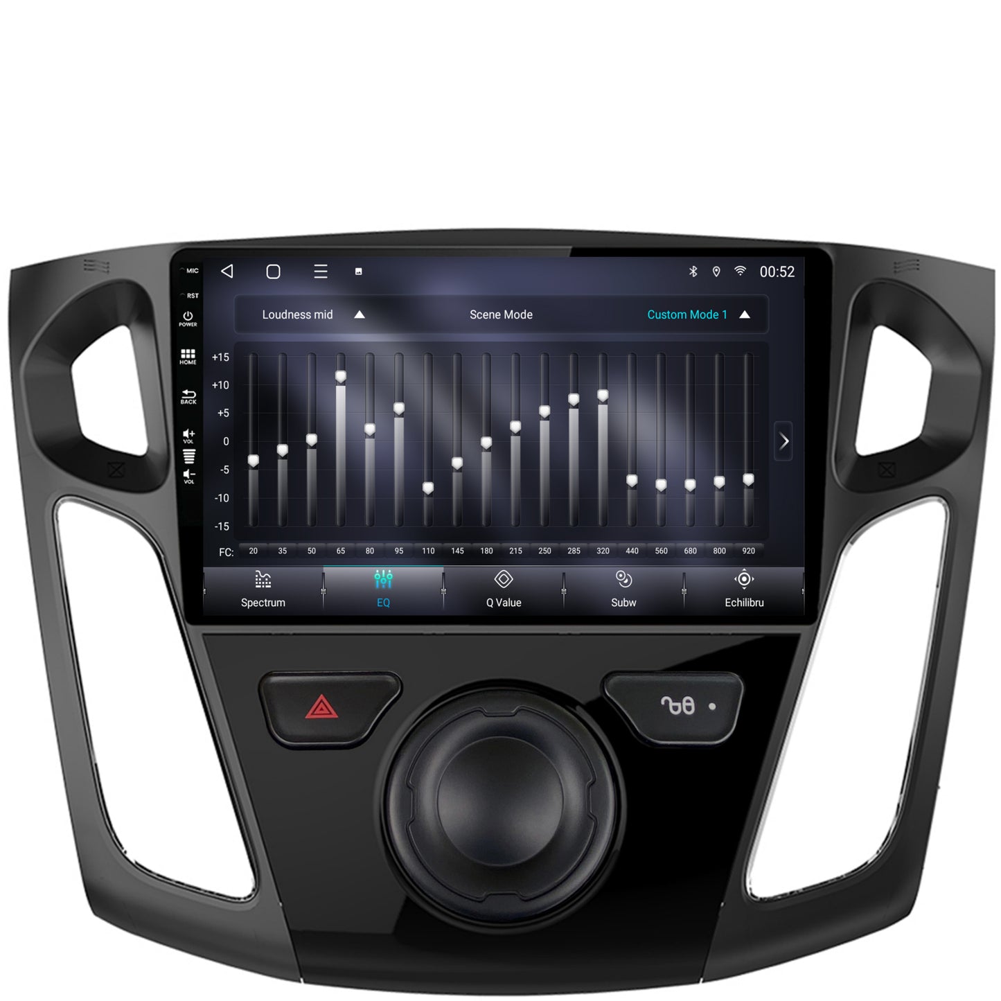 Navigatie Ford Focus 3 (2011-2019), Android, P-Octacore / 2GB RAM + 32GB ROM, 9 Inch - AD-BGP9002+AD-BGRKIT115