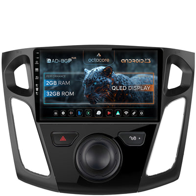 Navigatie Ford Focus 3 (2011-2019), Android, P-Octacore / 2GB RAM + 32GB ROM, 9 Inch - AD-BGP9002+AD-BGRKIT115