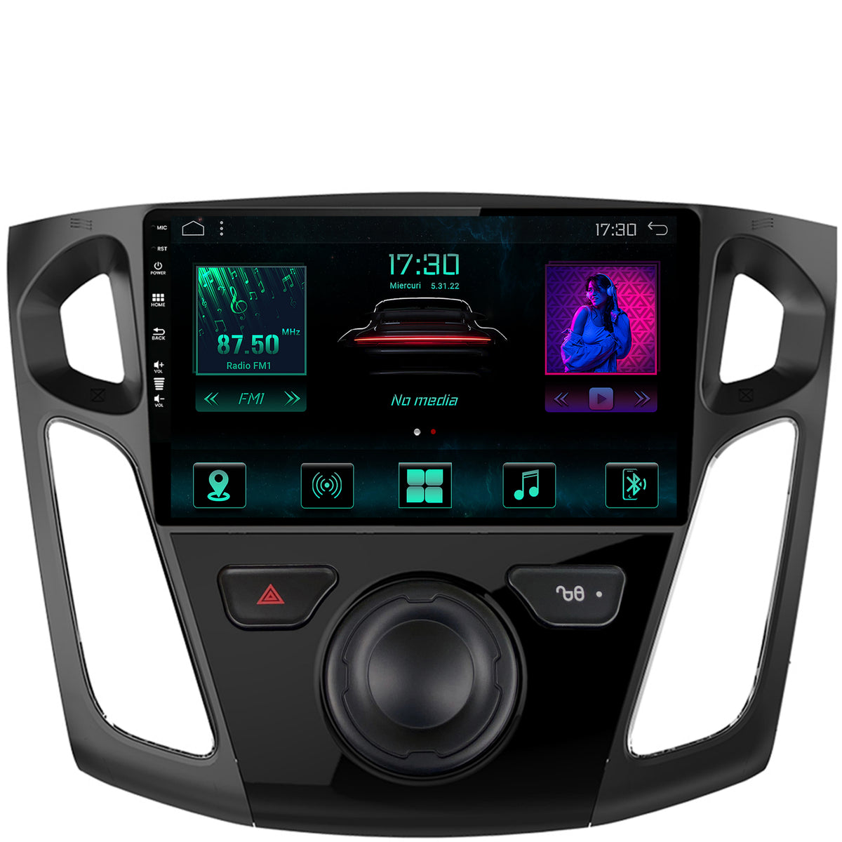 Navigatie Ford Focus 3 (2011-2019), Android, A-Octacore / 4GB RAM + 64GB ROM, 9 Inch - AD-BGA9004+AD-BGRKIT115