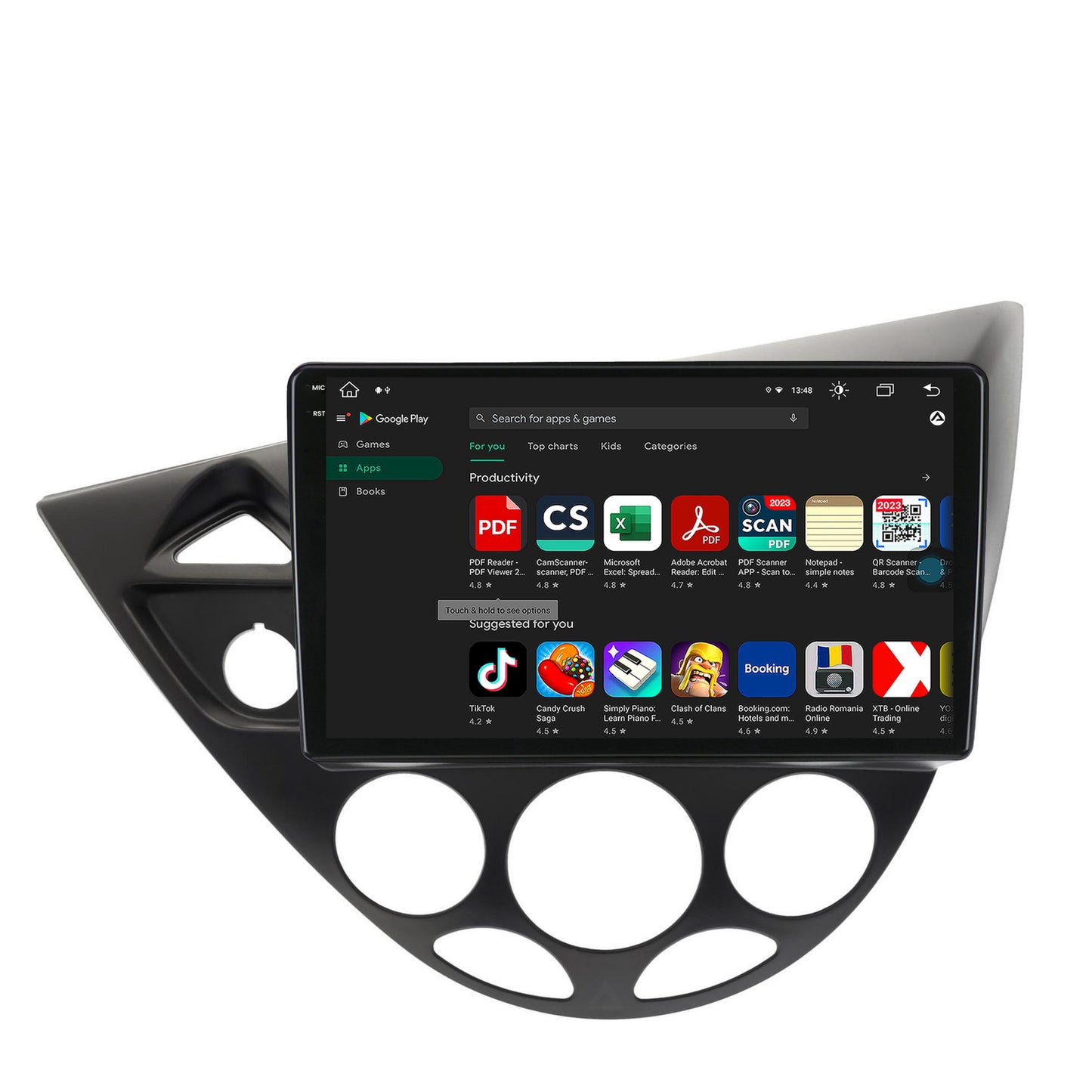 Navigatie Ford Focus 1 (1998-2004), Android, V-Octacore / 4GB RAM + 64GB ROM, 9.5 Inch - AD-BGV9004+AD-BGRKIT112V2