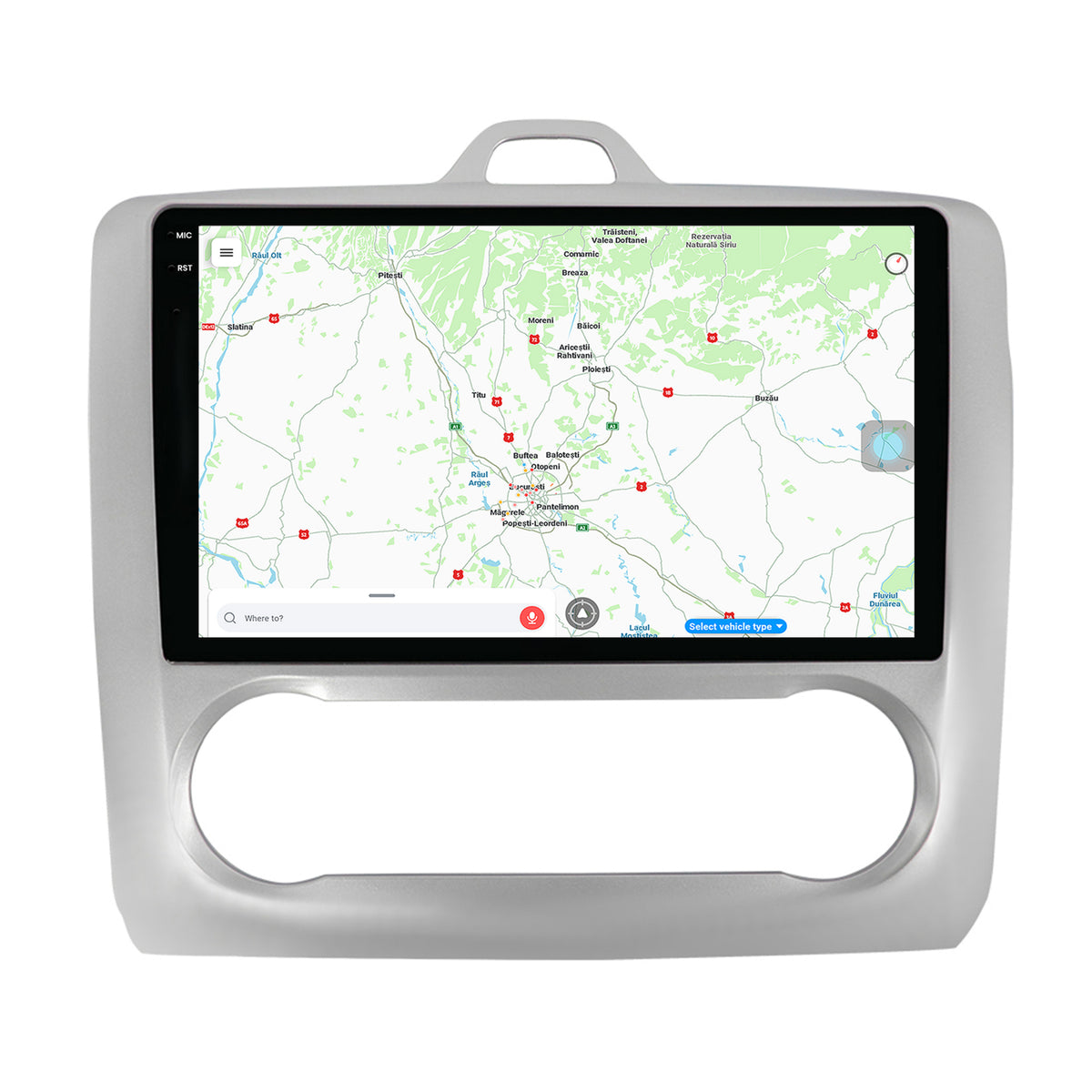 Navigatie Ford Focus MK2 (2004-2011), Clima automata, Android, X-Octacore / 8GB RAM + 256GB ROM, 9.5 Inch - AD-BGX9008+AD-BGRKIT117