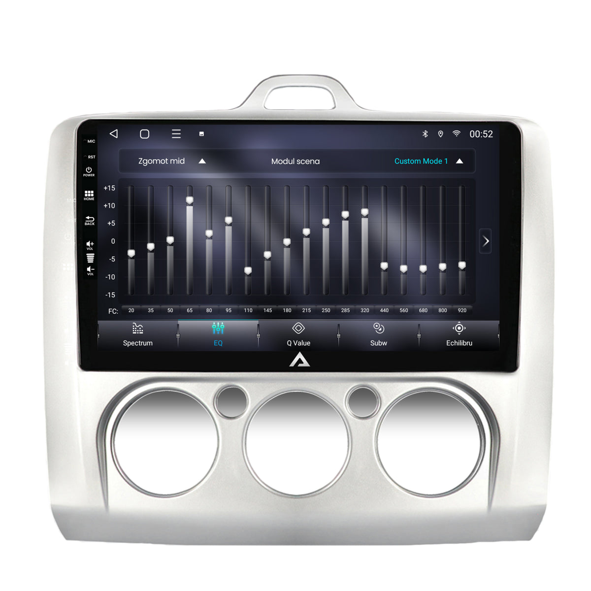 Navigatie Ford Focus MK2 (2004-2011), Clima Manuala, Android, P-Octacore / 2GB RAM + 32 ROM, 9 Inch - AD-BGP9002+AD-BGRKIT112