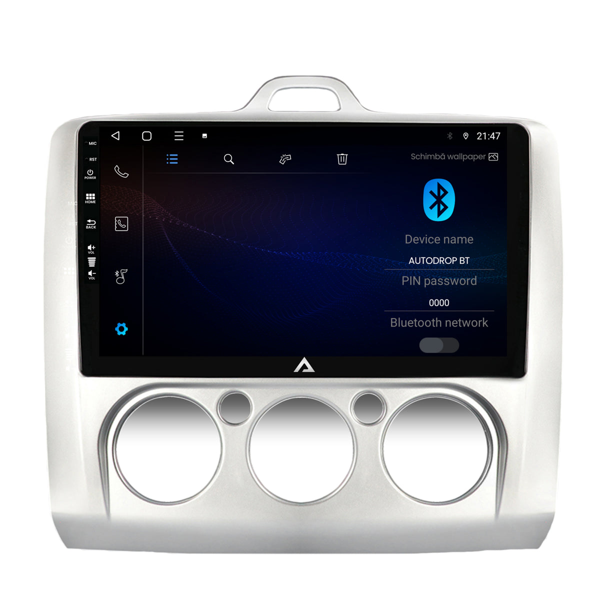 Navigatie Ford Focus MK2 (2004-2011), Clima Manuala, Android, P-Octacore / 2GB RAM + 32 ROM, 9 Inch - AD-BGP9002+AD-BGRKIT112