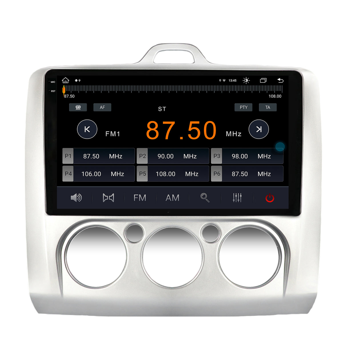 Navigatie Ford Focus MK2 (2004-2011), Clima manuala, Android, X-Octacore / 8GB RAM + 256GB ROM, 9.5 Inch - AD-BGX9008+AD-BGRKIT112