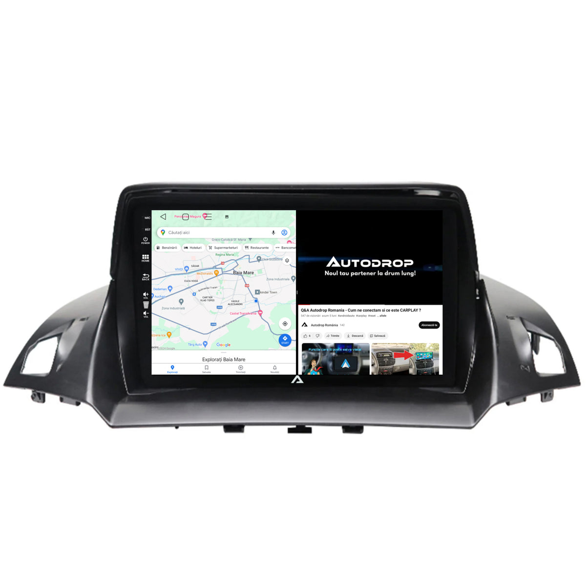 Navigatie Ford Kuga / C-Max (2013-2018), Android, E-Octacore / 2GB RAM + 32GB ROM, 9 Inch - AD-BGE9002+AD-BGRKIT114