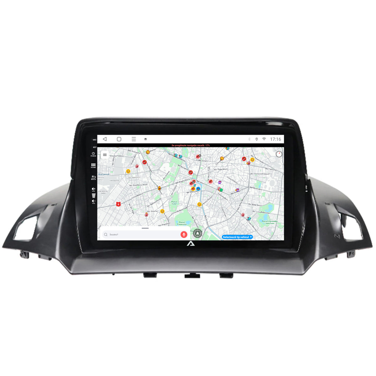 Navigatie Ford Kuga / C-Max (2013-2018), Android, E-Octacore / 2GB RAM + 32GB ROM, 9 Inch - AD-BGE9002+AD-BGRKIT114