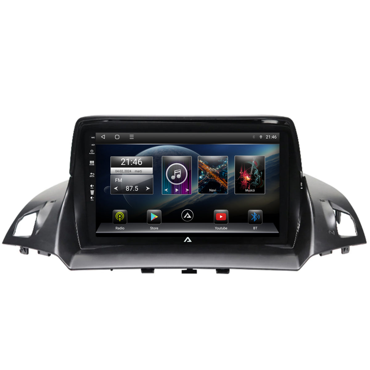 Navigatie Ford Kuga / C-Max (2013-2018), Android, E-Octacore / 2GB RAM + 32GB ROM, 9 Inch - AD-BGE9002+AD-BGRKIT114