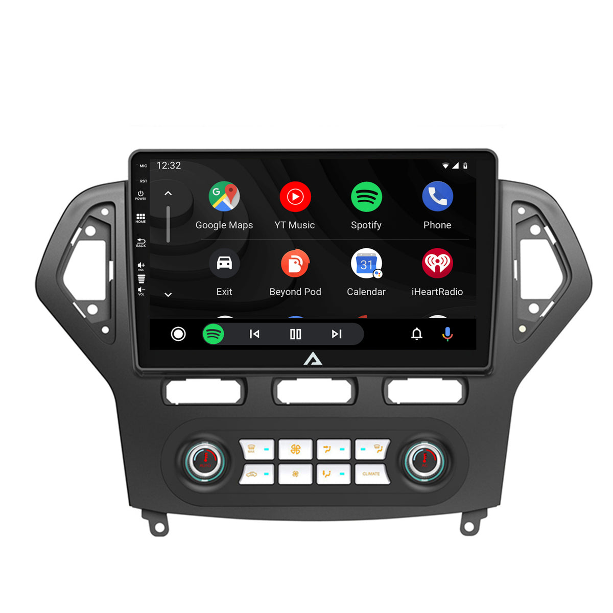 Navigatie Ford Mondeo (2007-2010) Clima Automata, Android, P-Octacore / 2GB RAM + 32GB ROM, 10.1 Inch - AD-BGP10002+AD-BGRKIT127