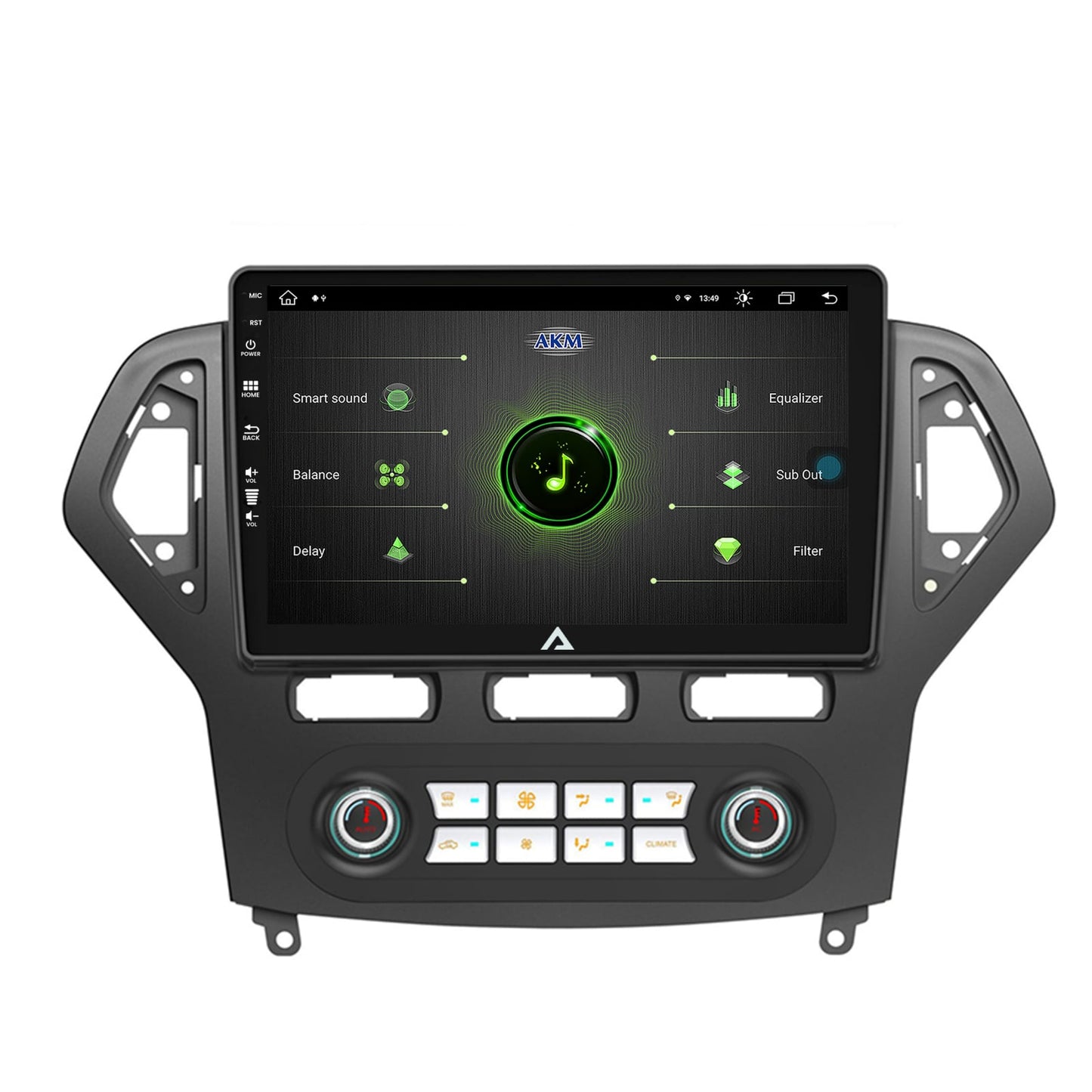 Navigatie Ford Mondeo (2007-2010) Clima Automata, Android, Z-Octacore / 8GB RAM + 256GB ROM, 10.1 Inch - AD-BGZ10008+AD-BGRKIT127