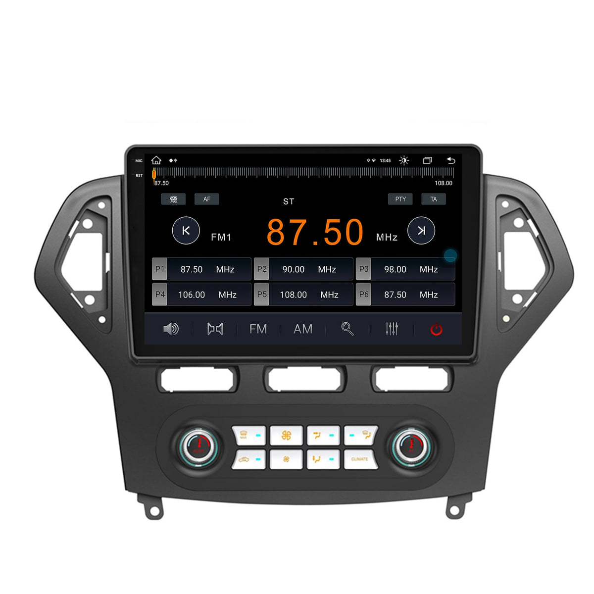 Navigatie Ford Mondeo (2007-2010) Clima Automata, Android, V-Octacore / 4GB RAM + 64GB ROM, 10.36 Inch - AD-BGV10004+AD-BGRKIT127