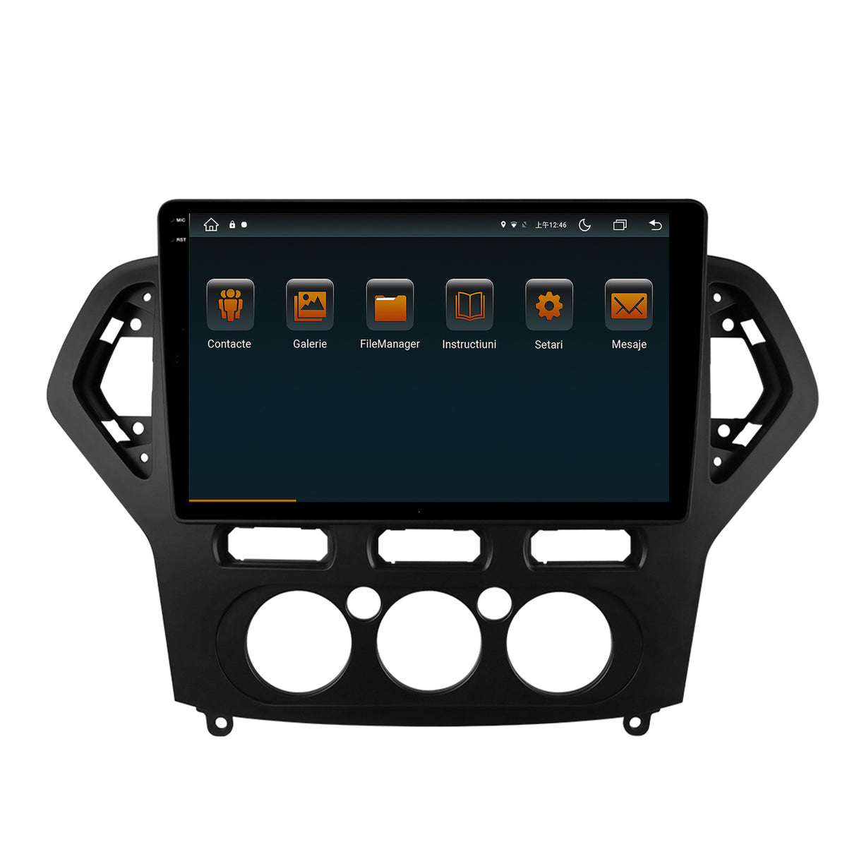 Navigatie Ford Mondeo (2007-2010) Clima Manuala, Android, V-Octacore / 4GB RAM + 64GB ROM, 9.5 Inch - AD-BGV10004+AD-BGRKIT126