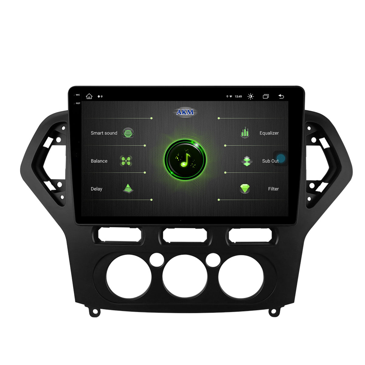 Navigatie Ford Mondeo (2007-2010) Clima Manuala, Android, X-Octacore / 8GB RAM + 256GB ROM, 10.36 Inch - AD-BGX10008+AD-BGRKIT126