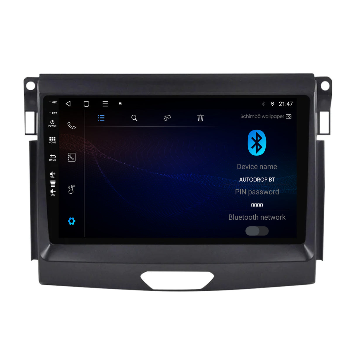 Navigatie Ford Ranger (2015-2020), Android, E-Octacore / 2GB RAM + 32GB ROM, 9 Inch - AD-BGE9002+AD-BGRKIT120