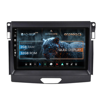 Navigatie Ford Ranger (2015-2020), Android, P-Octacore / 2GB RAM + 32GB ROM, 9 Inch - AD-BGP9002+AD-BGRKIT120