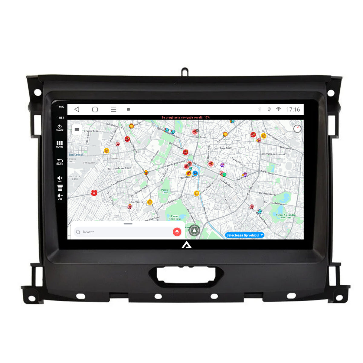 Navigatie Ford Ranger (2015-2022), Android, P-Octacore / 2GB RAM + 32GB ROM, 9 Inch - AD-BGP9002+AD-BGRKIT120V2