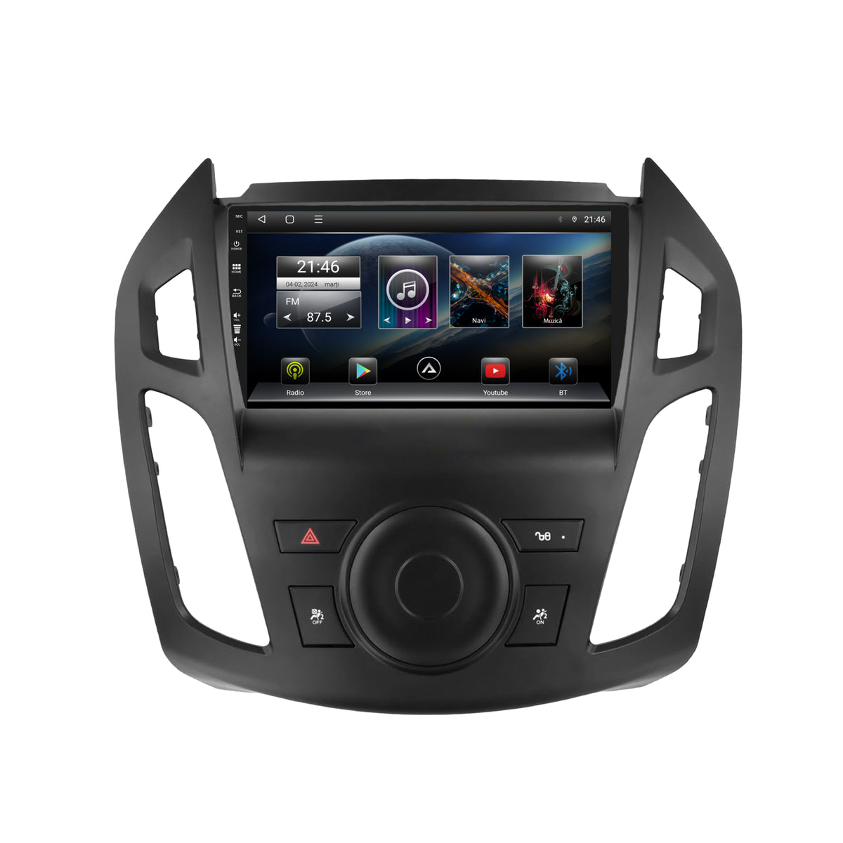 Navigatie Ford Transit (2015-2021), Android, E-Octacore / 2GB RAM + 32GB ROM, 9 Inch - AD-BGE9002+AD-BGRKIT111