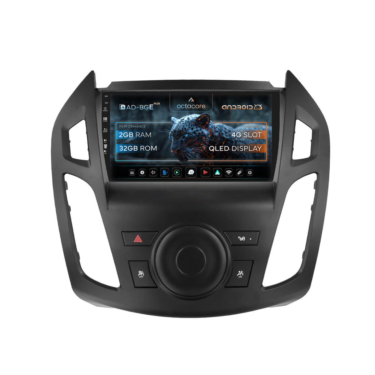 Navigatie Ford Transit (2015-2021), Android, E-Octacore / 2GB RAM + 32GB ROM, 9 Inch - AD-BGE9002+AD-BGRKIT111