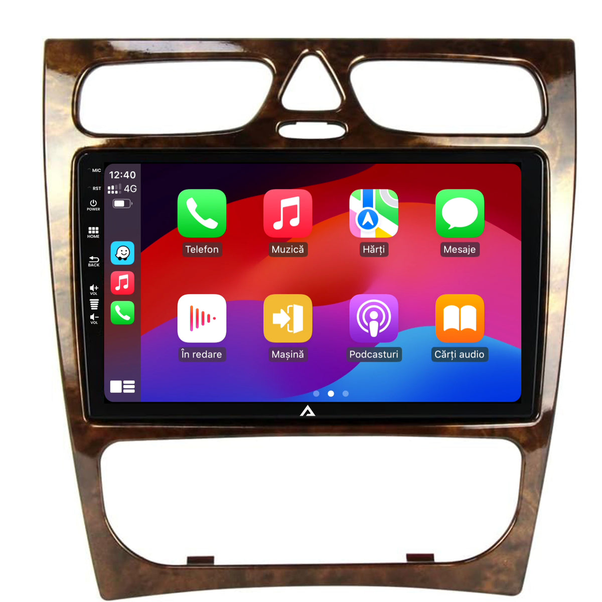 Navigatie Benz C Class (W203) (2002-2004), Android, E-Octacore / 2GB RAM + 32GB ROM, 9 Inch - AD-BGE9002+AD-BGRKIT416V3