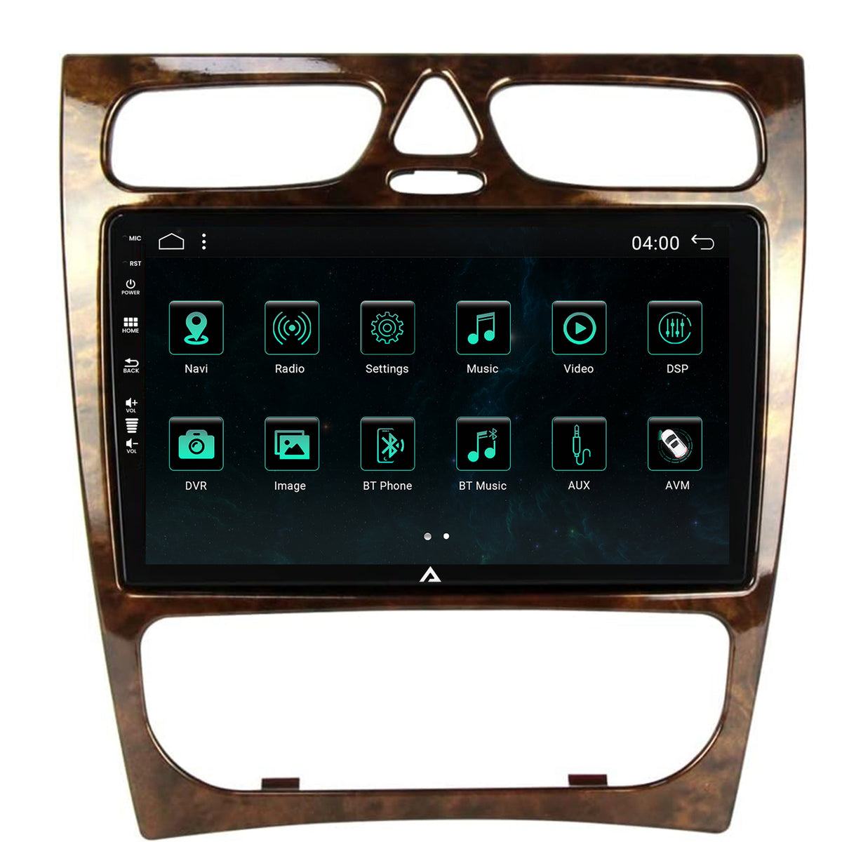Navigatie Benz C Class (W203) (2002-2004), Android, A-Octacore / 4GB RAM + 64GB ROM, 9 Inch - AD-BGA9004+AD-BGRKIT416V3