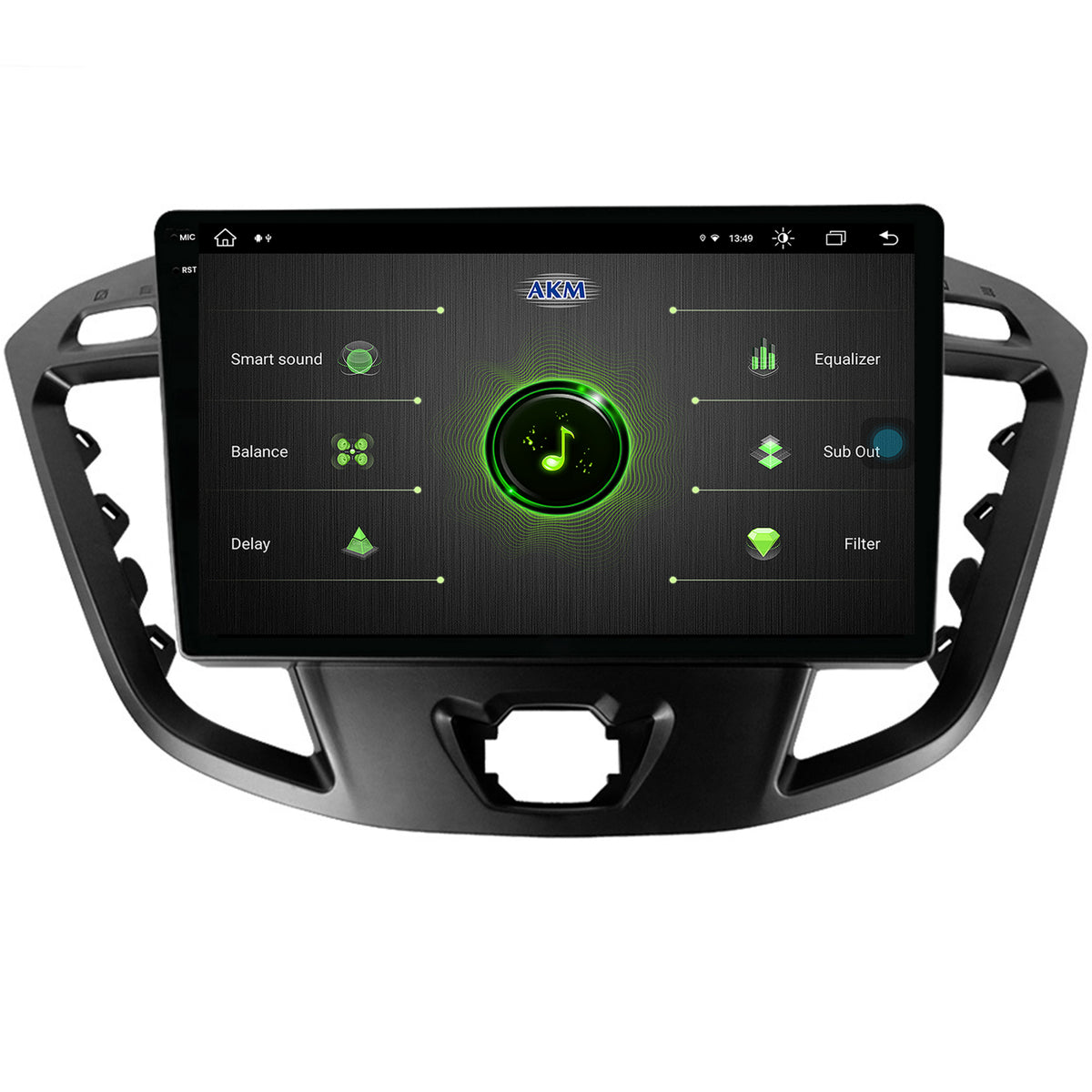 Navigatie Ford Transit / Tourneo (2012-2020), Android, X-Octacore / 8GB RAM + 256GB ROM, 9.5 Inch - AD-BGX9008+AD-BGRKIT123