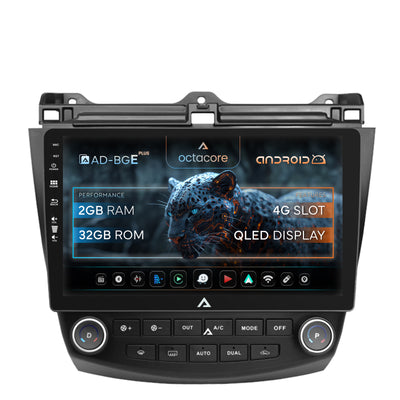 Navigatie Honda Accord 7 (2005-2008), Android, E-Octacore / 2GB RAM + 32GB ROM, 10.1 Inch - AD-BGE10002+AD-BGRKIT012