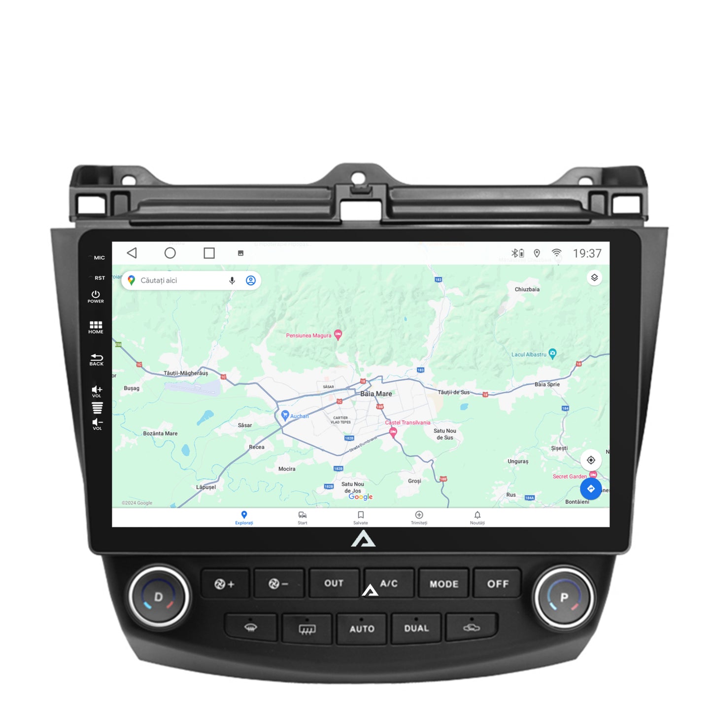 Navigatie Honda Accord 7 (2005-2008), Android, A-Octacore / 4GB RAM + 64GB ROM, 10.1 Inch - AD-BGA10004+AD-BGRKIT012