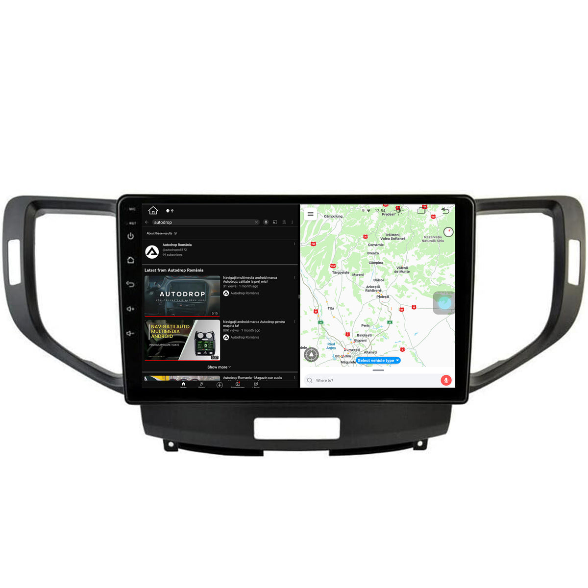 Navigatie Honda Accord VIII (2008-2012), Android, Z-Octacore / 8GB RAM + 256GB ROM, 10.1 Inch - AD-BGZ10008+AD-BGRKIT005V2