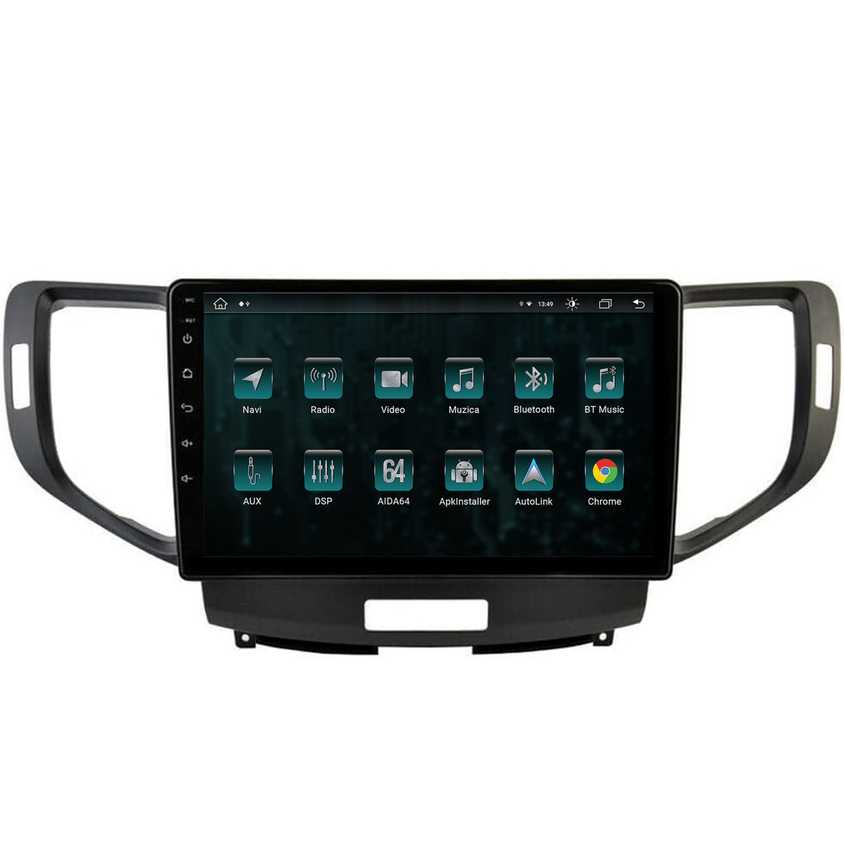 Navigatie Honda Accord VIII (2008-2012), Android, Z-Octacore / 8GB RAM + 256GB ROM, 10.1 Inch - AD-BGZ10008+AD-BGRKIT005V2