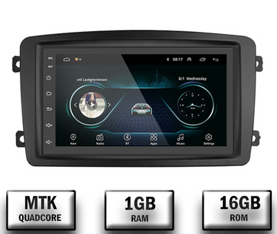 Navigatie Mercedes Benz C-Class W203 / Vito / Viano / CLK, Android, P-Quadcore / 1GB RAM + 16GB ROM, 7 Inch - AD-BGP1001+AD-BGRBE014