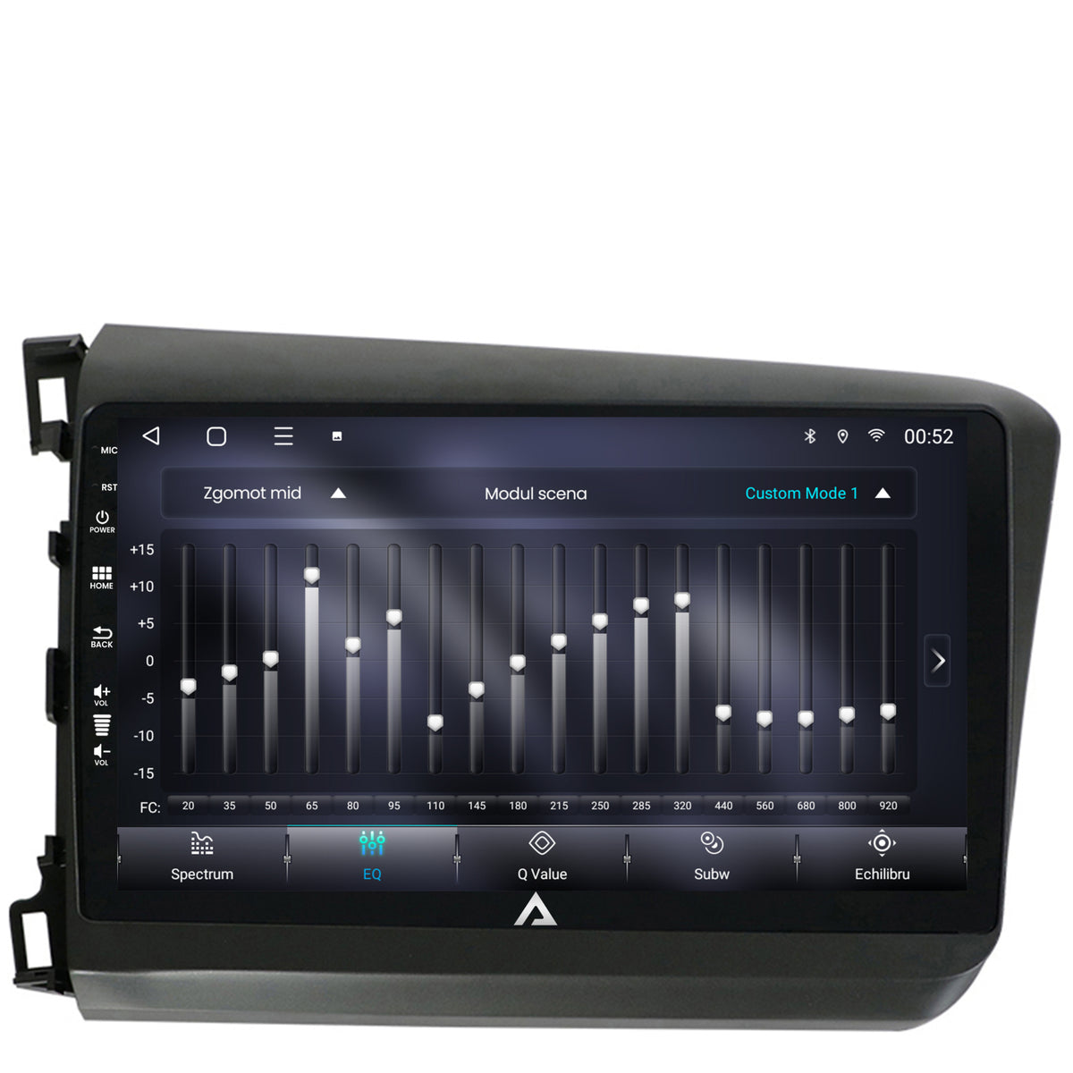 Navigatie Honda Civic (2012-2015), Android, E-Octacore / 2GB RAM + 32GB ROM, 9 Inch - AD-BGE9002+AD-BGRKIT007