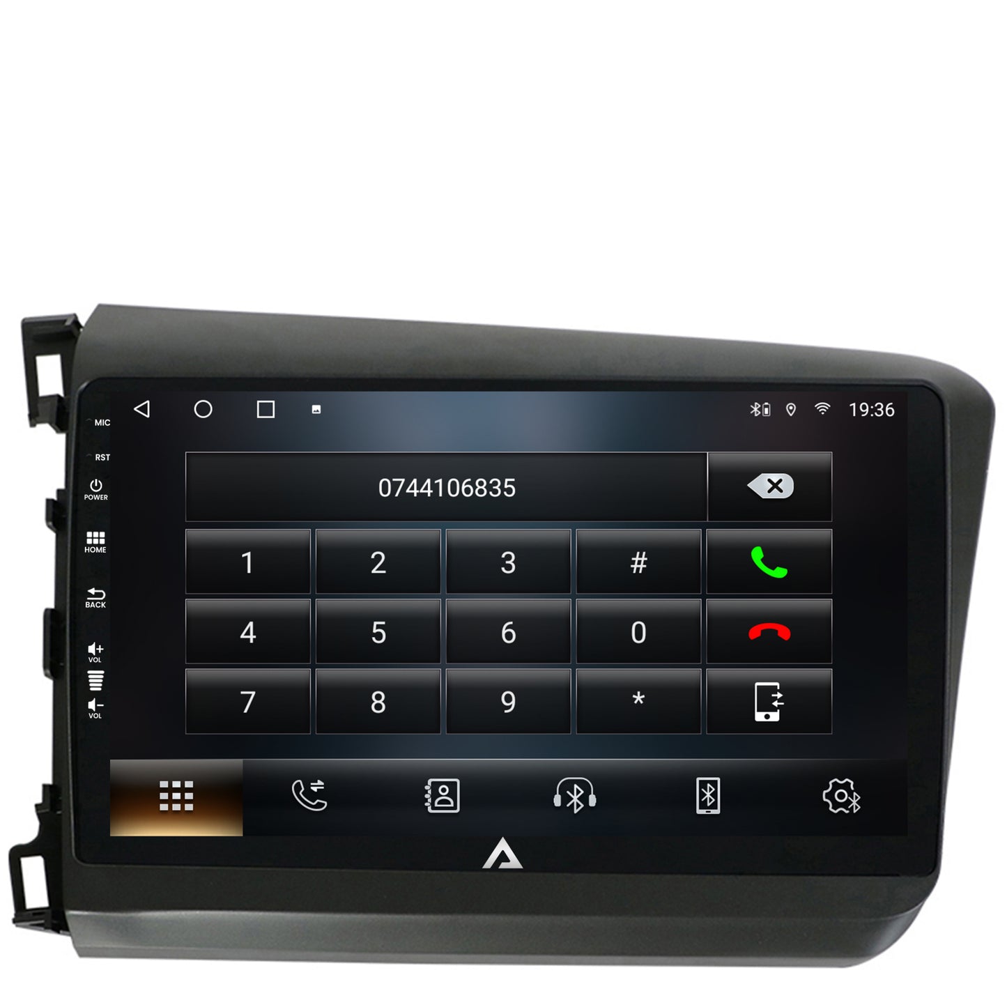 Navigatie Honda Civic (2012-2015), Android, A-Octacore / 4GB RAM + 64GB ROM, 9 Inch - AD-BGA9004+AD-BGRKIT007