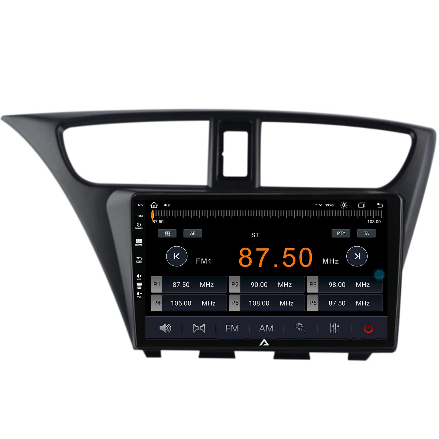 Navigatie Honda Civic Hatchback (2012-2015), Android, Z-Octacore / 8GB RAM + 256GB ROM, 9 Inch - AD-BGZ9008+AD-BGRKIT019