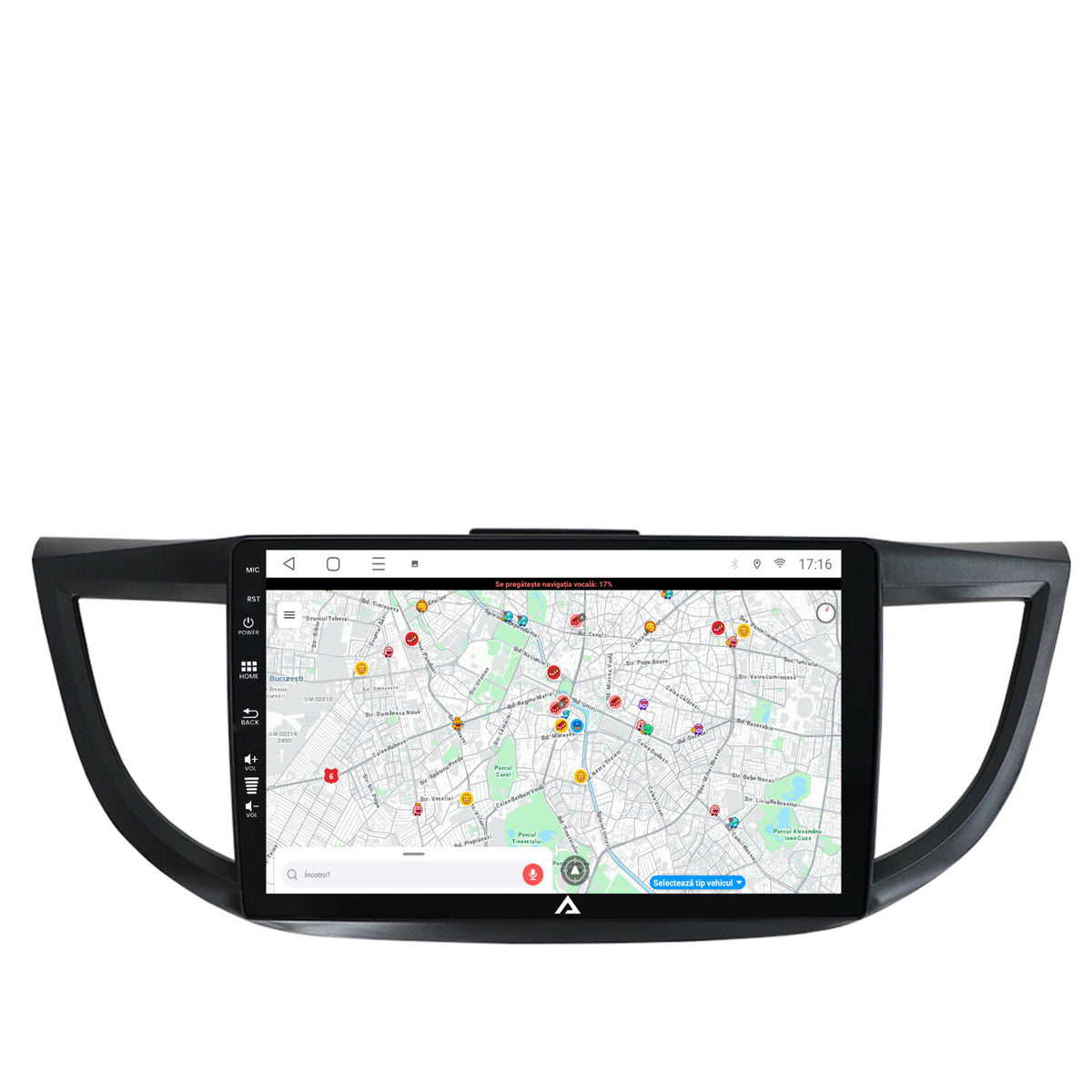 Navigatie Honda CRV (2011-2016), Android, E-Octacore / 2GB RAM + 32GB ROM, 9 Inch - AD-BGE10002+AD-BGRKIT003