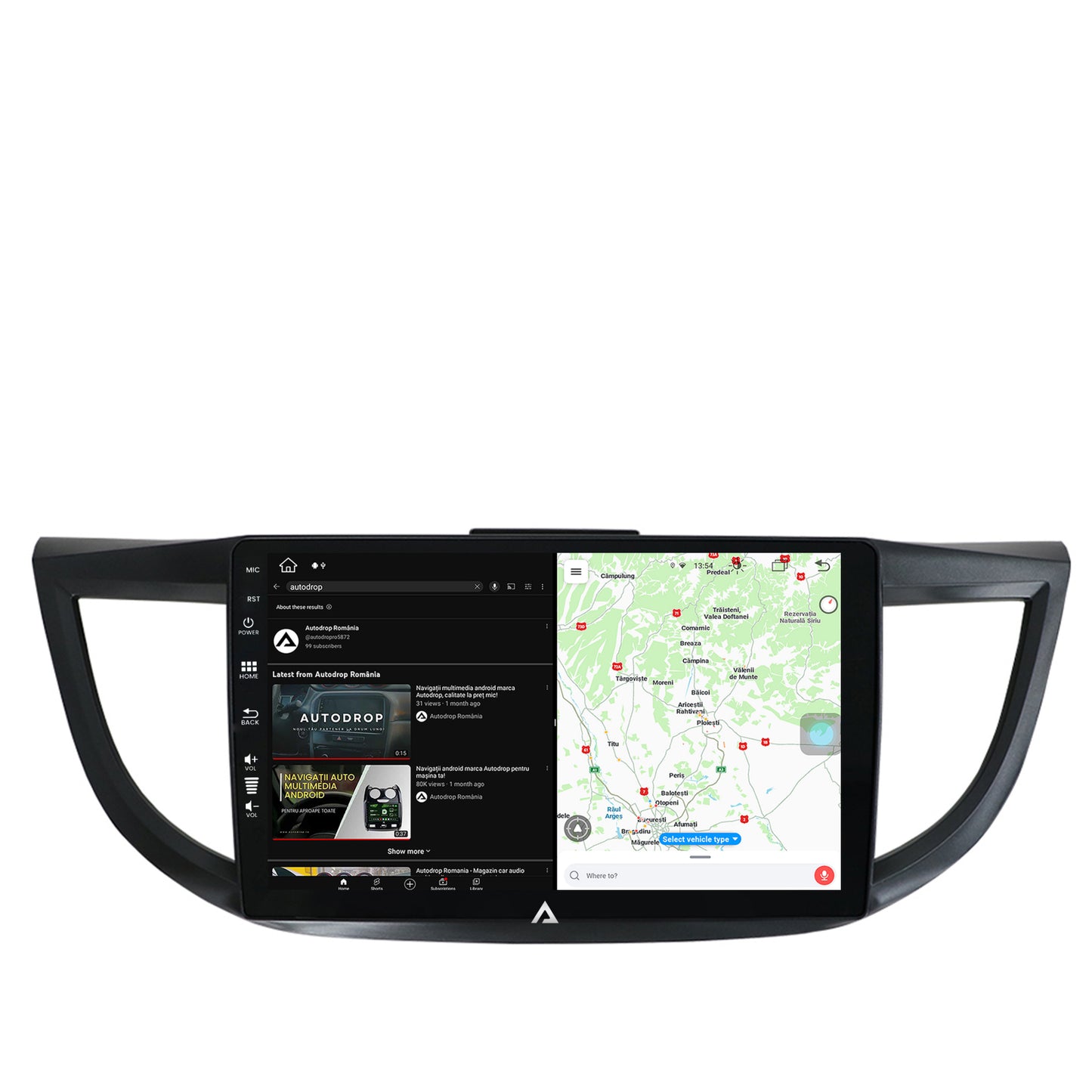 Navigatie Honda CRV (2011-2016), Android, Z-Octacore / 8GB RAM + 256GB ROM, 9 Inch - AD-BGZ9008+AD-BGRKIT003