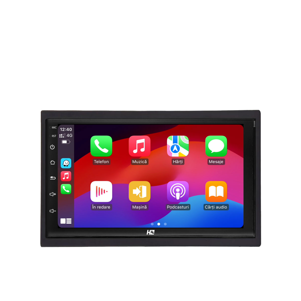 Navigatie HUB64 2DIN Universal, 4GB RAM, Android, Quadcore, DSP, GPS, Wi-FI, Carplay, Android Auto, USB, Bluetooth, Waze, Touchscreen, 7 inch