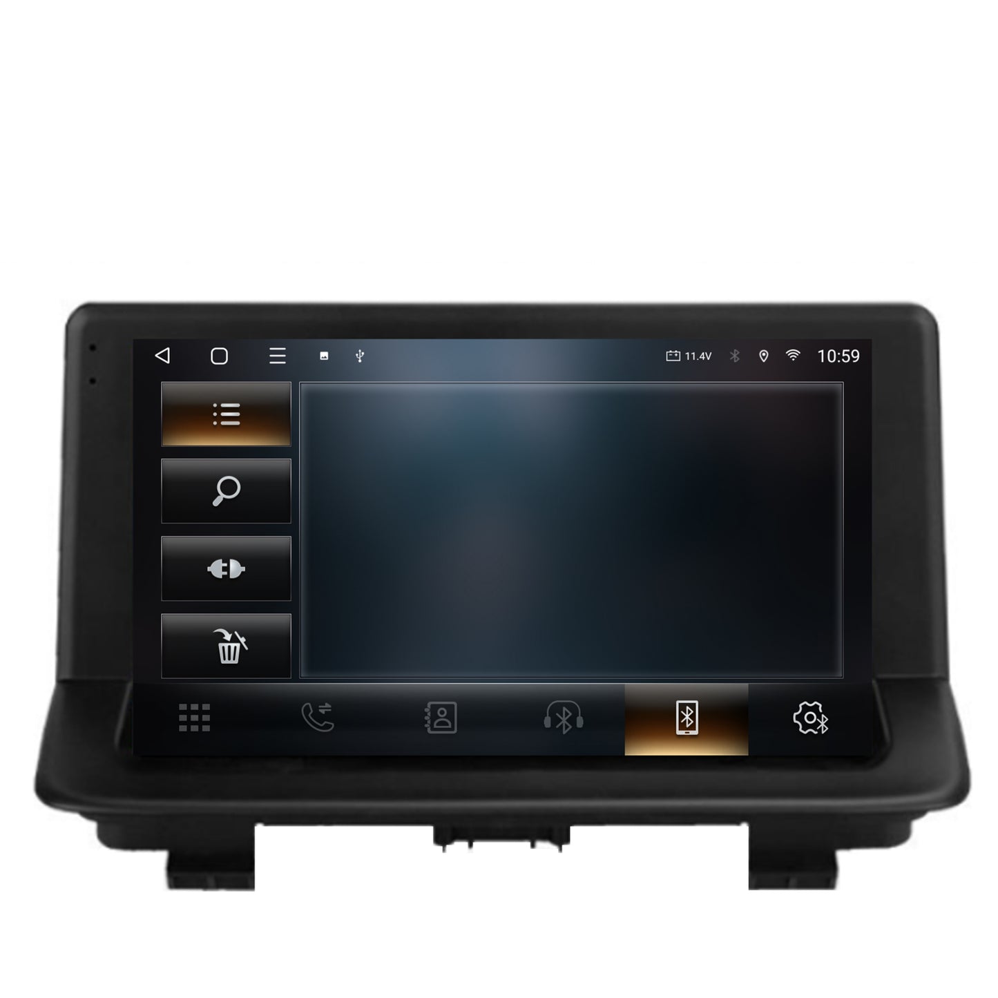 Navigatie HUB64 Audi Q3 (2011-2018), 2GB RAM, Android, GPS, Wi-FI, Carplay, Android Auto, USB, Bluetooth, Radio, Waze, Touchscreen, 9 inch