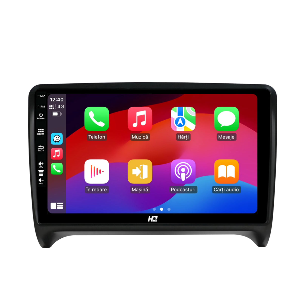 Navigatie HUB64 Audi TT, 4GB RAM, Android, Octacore, Slot Sim 4G, DSP, GPS, Wi-FI, Carplay, Android Auto, USB, Bluetooth, Waze, Touchscreen, 9 inch