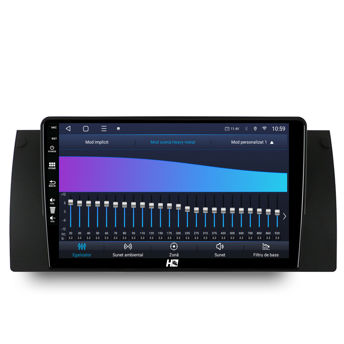 Navigatie HUB64 BMW E39/E53/E38, 8GB RAM, Android, Octacore, Slot Sim 4G, DSP, GPS, Wi-FI, Carplay, Android Auto, USB, Bluetooth, Waze, Touchscreen, 9 Inch