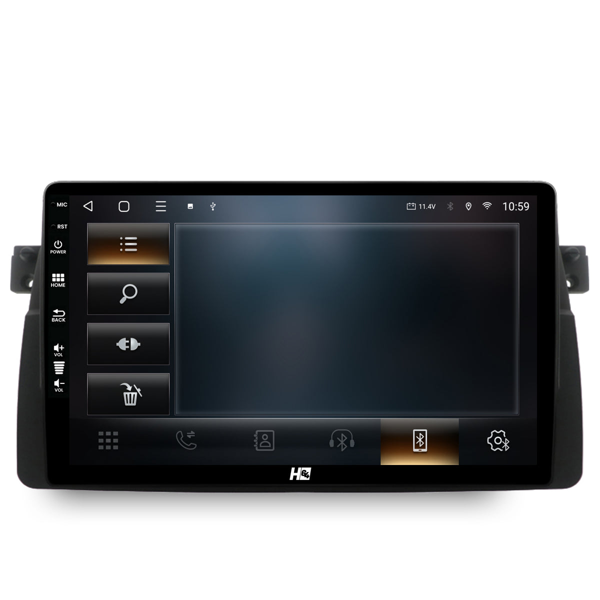 Navigatie HUB64 BMW E46, 4GB RAM, Android, Quadcore, DSP, GPS, Wi-FI, Carplay, Android Auto, USB, Bluetooth, Waze, Touchscreen, 9 inch