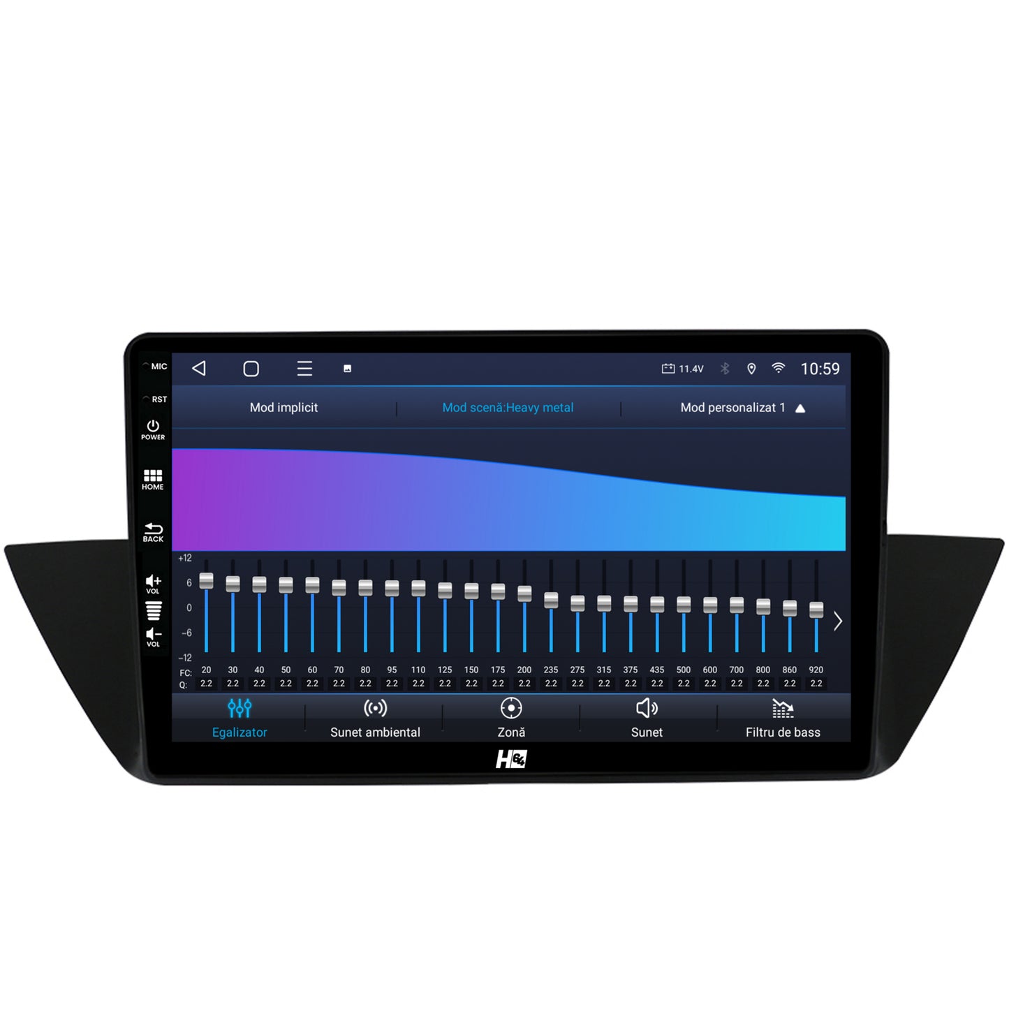 Navigatie HUB64 BMW X1 (2009-2015), 6GB RAM, Android, Octacore, Slot Sim 4G, DSP, GPS, Wi-FI, Carplay, Android Auto, USB, Bluetooth, Waze, Touchscreen, 10.1 Inch