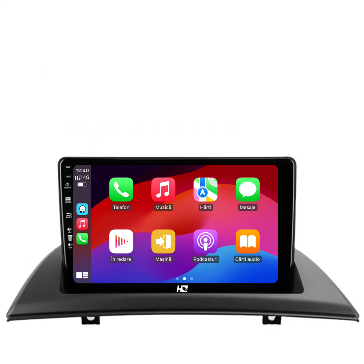 Navigatie HUB64 BMW X3 E83 (2003-2010), 4GB RAM, Android, Quadcore, DSP, GPS, Wi-FI, Carplay, Android Auto, USB, Bluetooth, Waze, Touchscreen, 9 inch