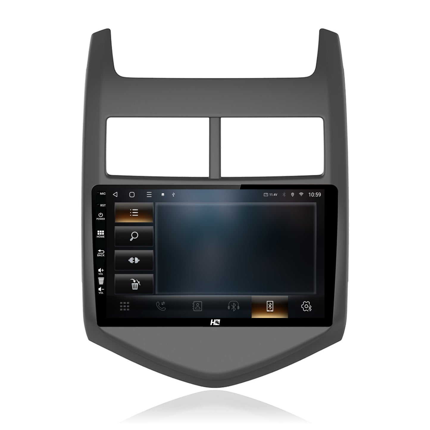 Navigatie HUB64 Chevrolet Aveo 2 (2010-2015), 2GB RAM, Android, GPS, Wi-FI, Carplay, Android Auto, USB, Bluetooth, Radio, Waze, Touchscreen, 9 inch